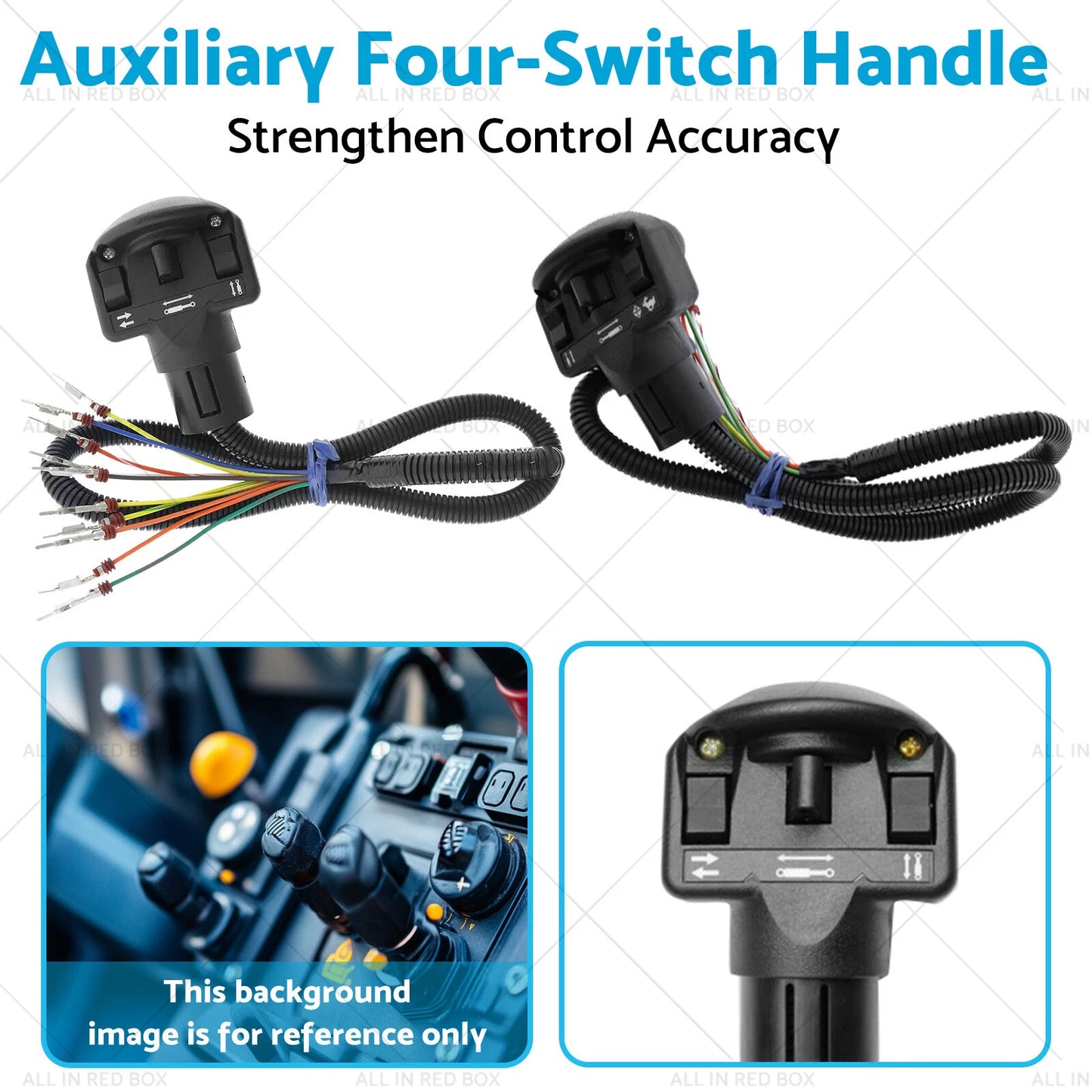 Auxiliary Four-Switch Handle for Bobcat Skid Steer Loaders