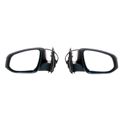 Chrome Electric Foldable Mirrors Set for Toyota Hilux KUN122 GUN123 TGN136 2015-2019