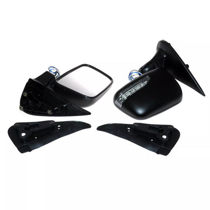 x2 Door/Wing Mirror Black LED for Toyota Hilux MK5 D4D 2.5TD 2001-2005