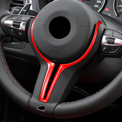 1 x Red Steering Wheel Cover for BMW M Series F10 F80 F82 F87 (2014-2018)