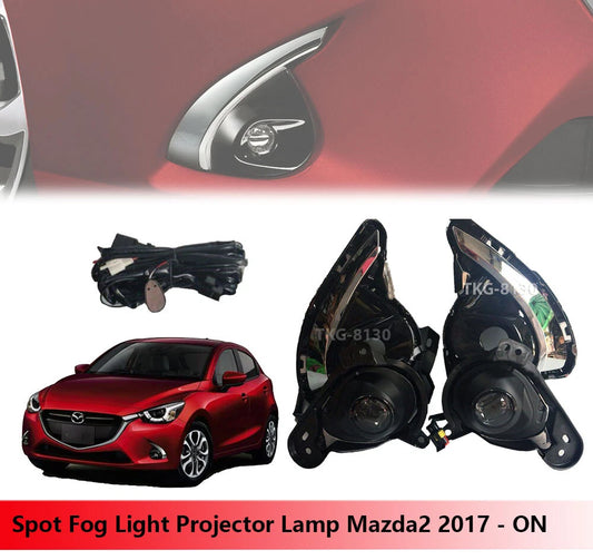 1 Set Fog Light Projector for Mazda2 Mazda 2 (2017 - Present)