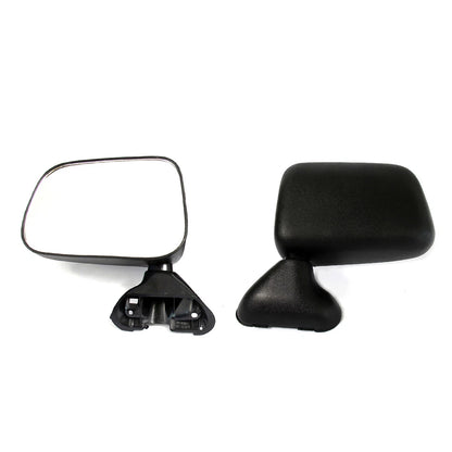Black Door Mirrors x2 for Toyota Hilux 1988-1997
