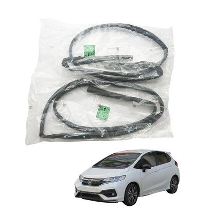 Front Door Weatherstrip Set for Honda Fit Jazz GK3-GK6 GH7 GP5-GP6 2015-2020