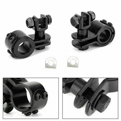 1"~1-1/4" Motorcycle Highway Crash Bar Footrest Mount for Dyna, Road Glide (2006-2023)