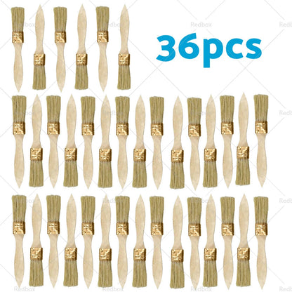 1" Chip Paint Brush Set for DIY Art Varnishes (36PCS)