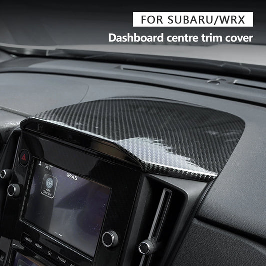 1 x Dashboard Center Trim Cover for Subaru WRX (2022-2024) Carbon Fiber