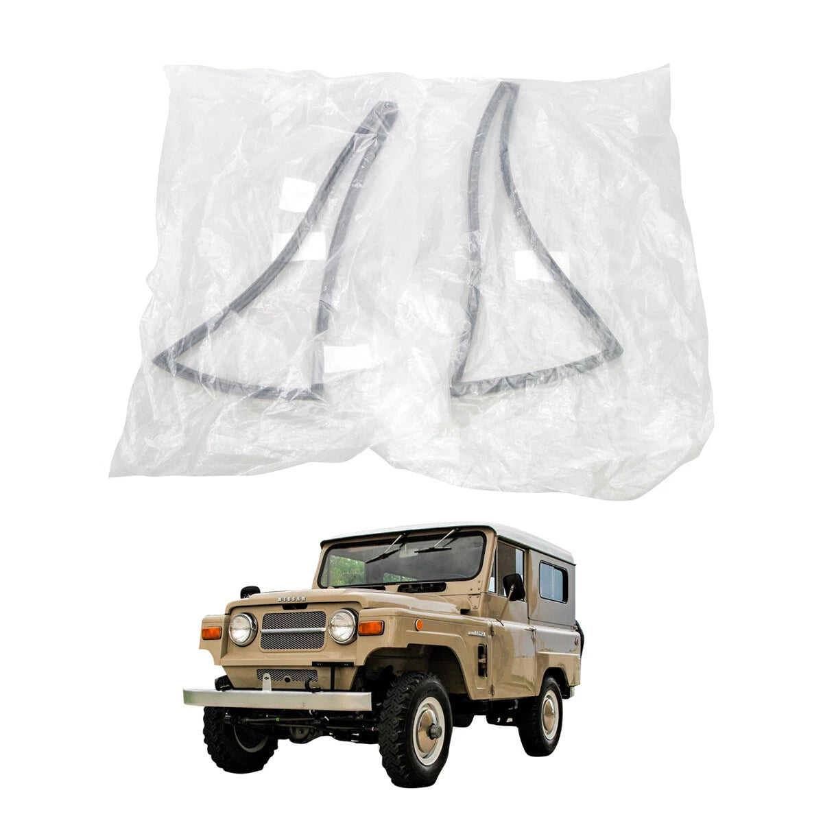 Vent Rubber Weatherstrip Quarter Seal for Nissan Datsun Patrol G60 1960-1980