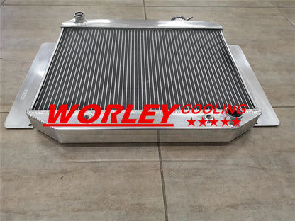 Aluminum Radiator + Fan for Holden HD HG HQ HJ HK HT LH LX (1965-1980)