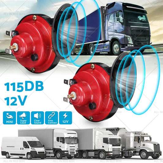 1 Pair 12V 300DB Super Train Horns for Trucks SUVs Boats Motorcycles (N/A)