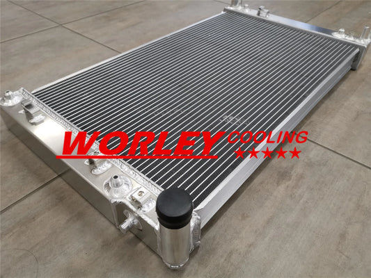 Aluminum Radiator + Blue Hose for Holden VT VX VU HSV Commodore V8 (1997-2007)