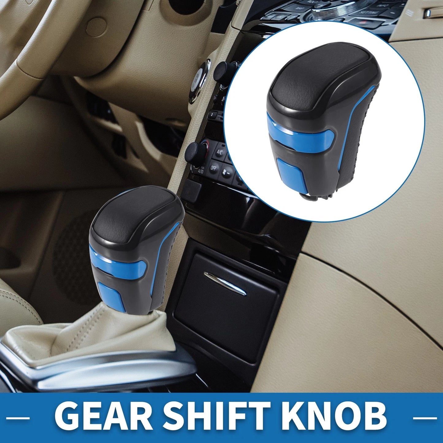 Automatic Gear Shifter Knob for Toyota Tacoma TRD PRO (2016-2021) Faux Leather