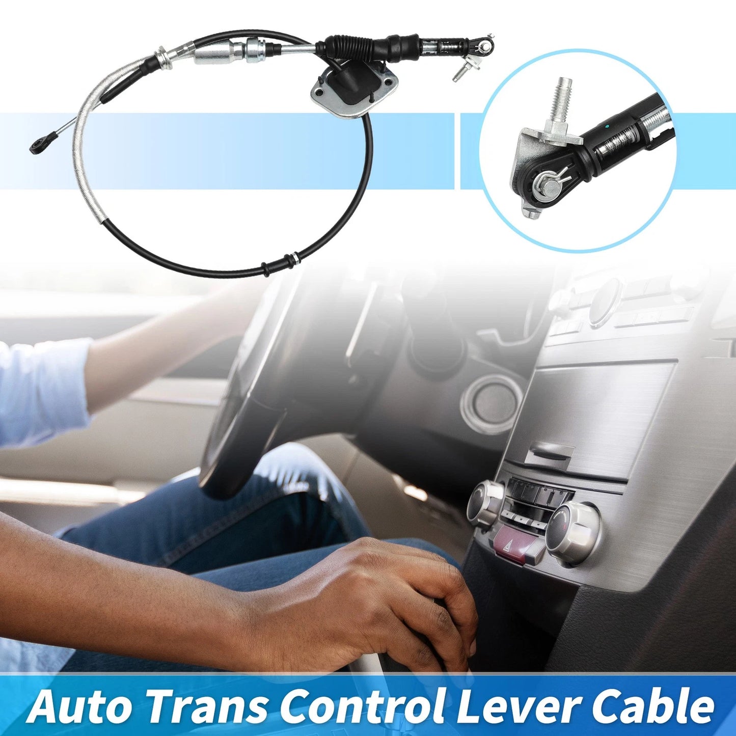 Auto Trans Gear Shift Cable for Toyota Sequoia, Tundra (2000-2023)