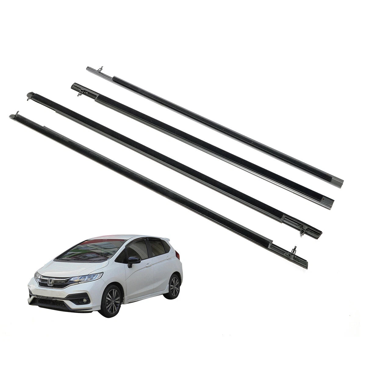 Front Rear Door Belt Moulding for Honda Fit Jazz 2013-2022