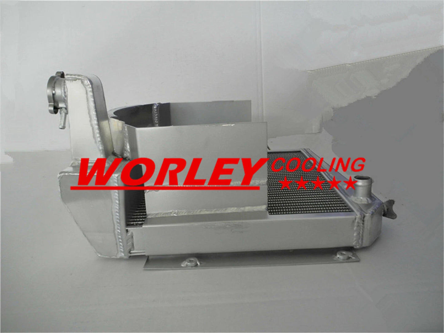 Aluminum Radiator + Fan for Austin Healey Sprite, MG Midget (1958-1979)