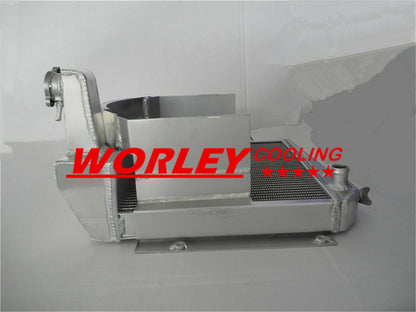 Aluminum Radiator + Fan for Austin Healey Sprite, MG Midget (1958-1979)