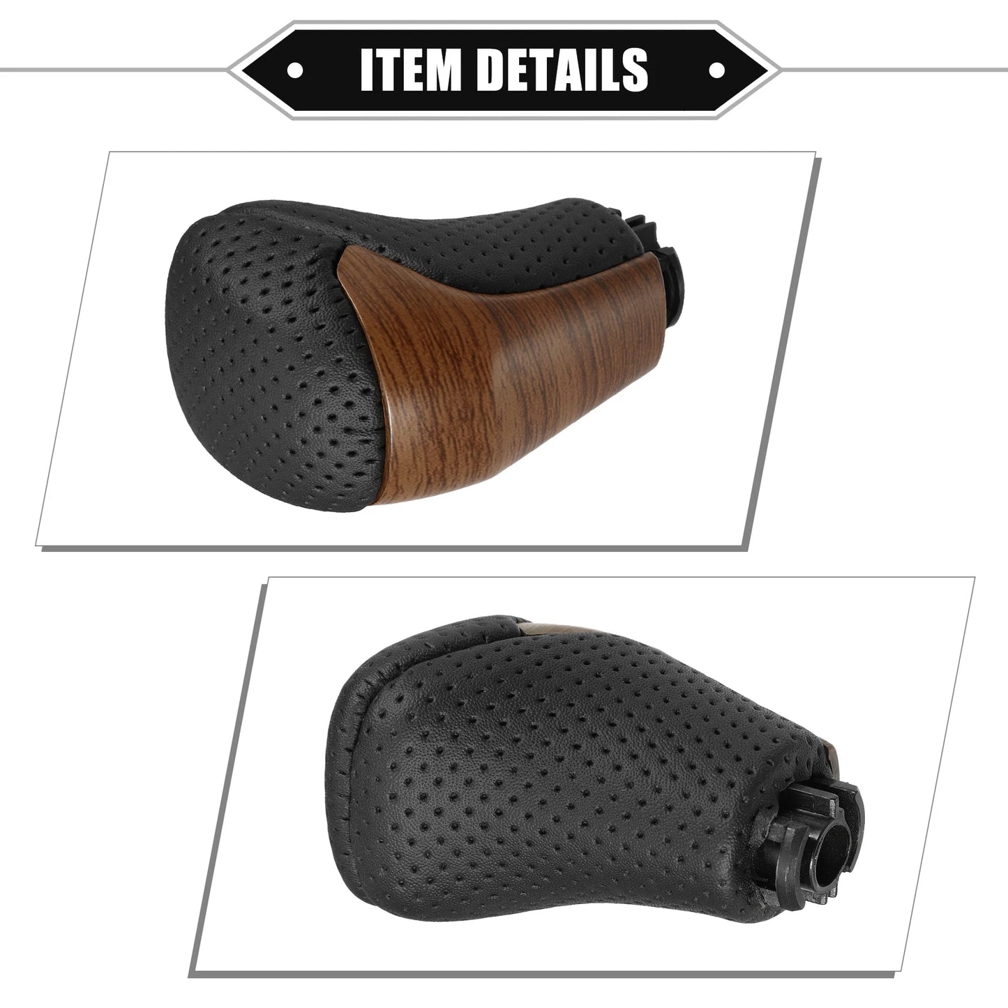 Automatic Gear Shift Knob for Toyota Highlander 2014-2019 Black Yellow