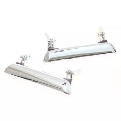 Chrome Door Handles x2 for Nissan Datsun 510 1300 1600 240Z 260Z 280Z 1968-1978