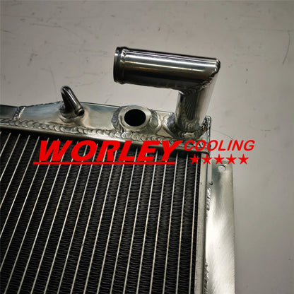 Aluminum Radiator + Black Hose for MG MGB GT/ROADSTER (1977-1980)