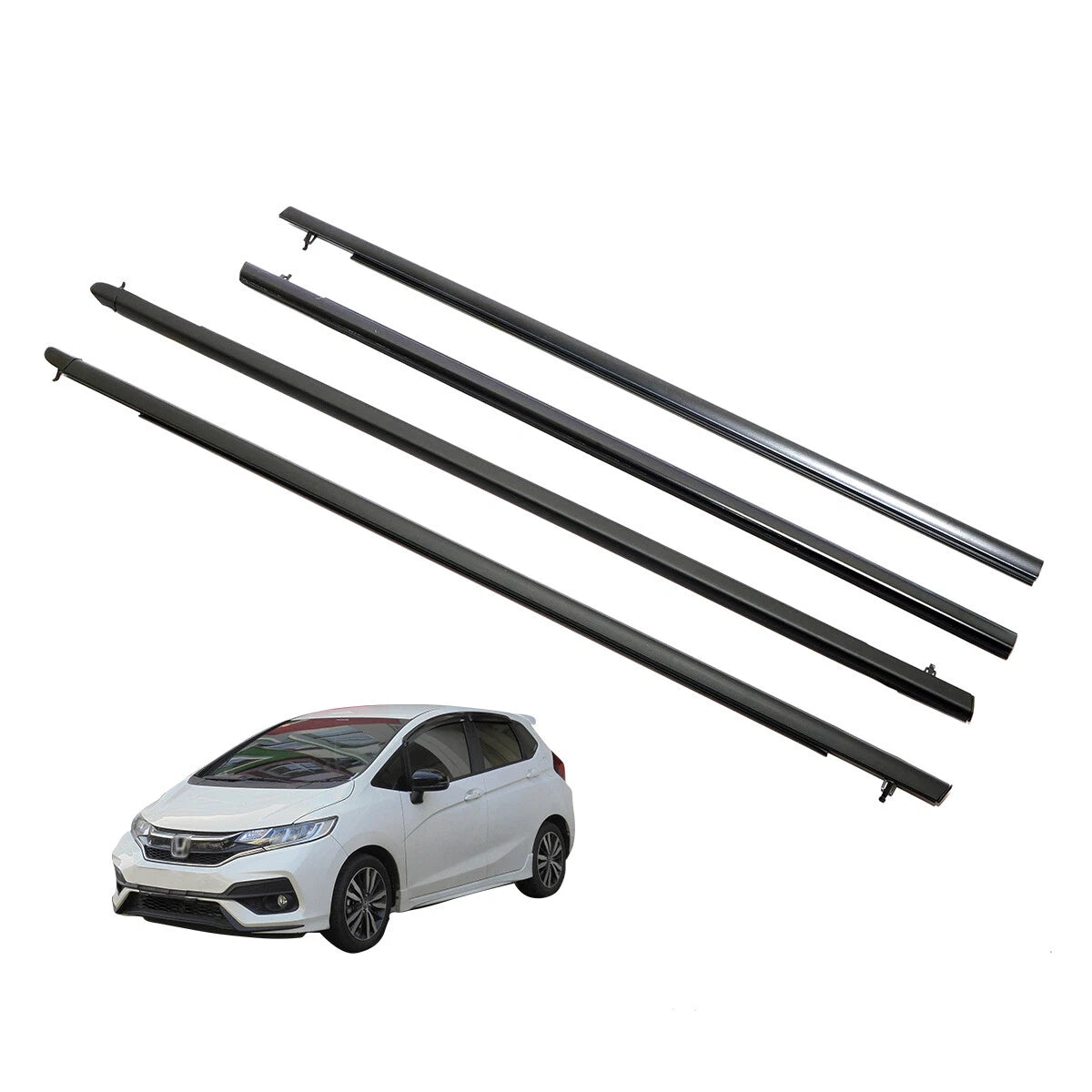 Front Rear Door Belt Moulding for Honda Fit Jazz 2013-2022