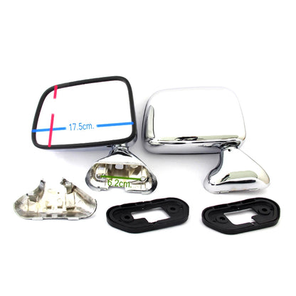 Chrome Door Mirrors for Toyota Hilux 5th Gen 1988-1997