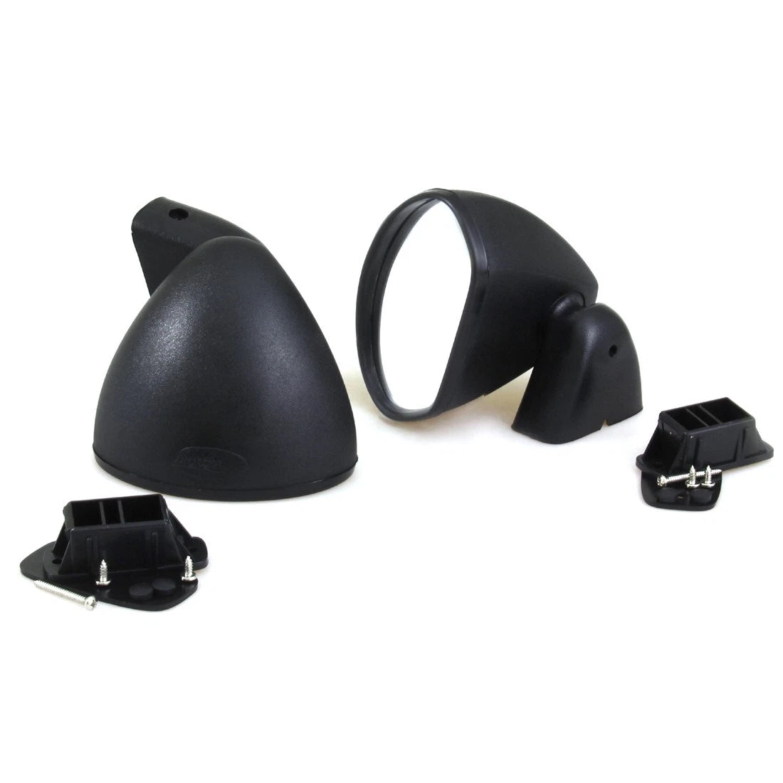 Black Door Mirror x2 for Mazda 323/808/616/R100/RX2/RX3/929/RX4
