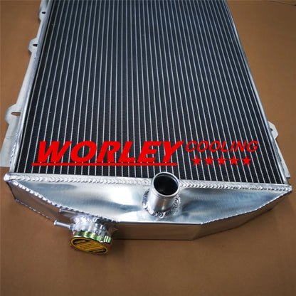 Aluminum Radiator + Fan for Chevy Hot/Street Rod 350 V8 (1938)