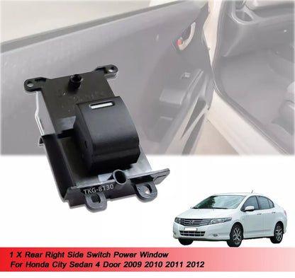 1 x Rear Right Power Window Switch for Honda City (2009-2012)