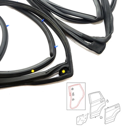 Rear Door Weatherstrip Seal for Honda CR-V 2007-2011