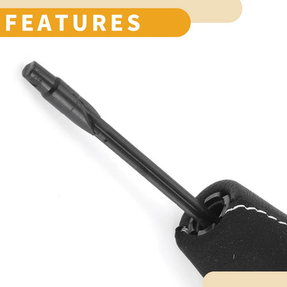 Automatic Gear Shifter Knob for BMW 318i (1997-1998) - Plastic Faux Leather Black