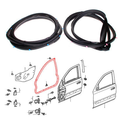 Front Door Weatherstrip Seal for Honda CR-V 1997-2000