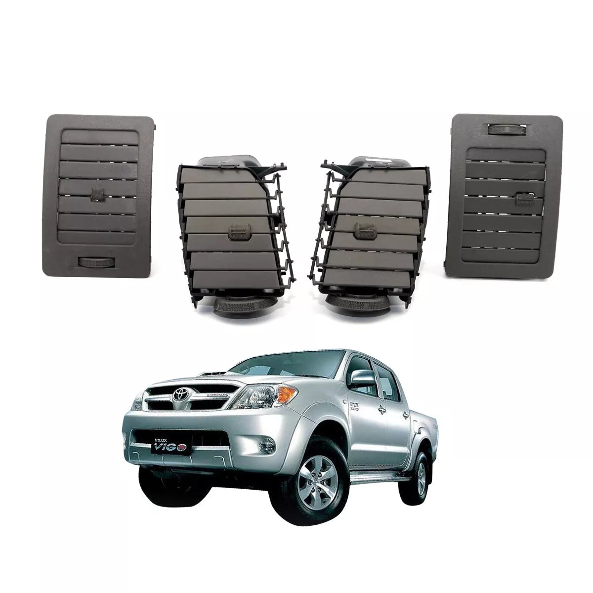 Brown Air Vent Grille for Toyota Hilux2005-2014