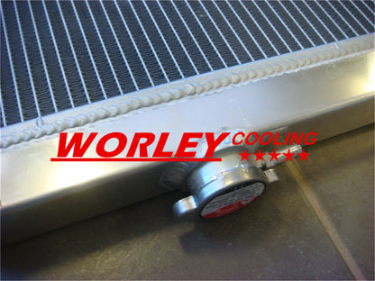 Aluminum Radiator + Blue Hose for Suzuki Sierra 1.3 SJ413 (1981-1996)