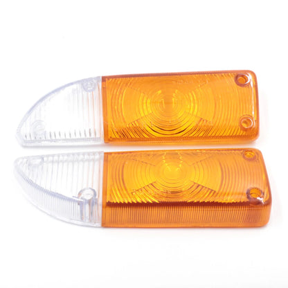 Amber Front Side Marker Lights for Toyota Corolla E20 KE25 TE21 DLX SR5 Sedan 1970-1978