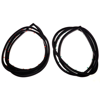 Front Door Weatherstrip Seal x2 for Toyota Corolla Sedan 1970-1974
