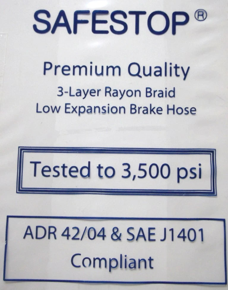 Brake Line Kit for Commodore VB-VC-VH-VK-VL-VN (Rear Axle-Chassis Hose ...