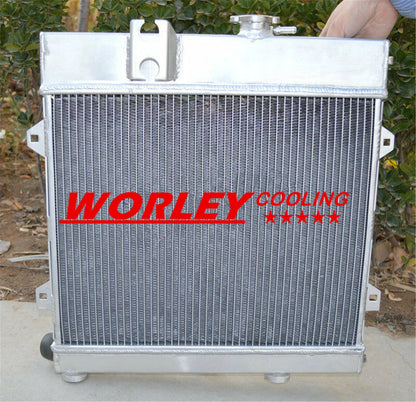 Aluminum Radiator for BMW E30 M10 316i 318i (1982-1991) + 14" Fan