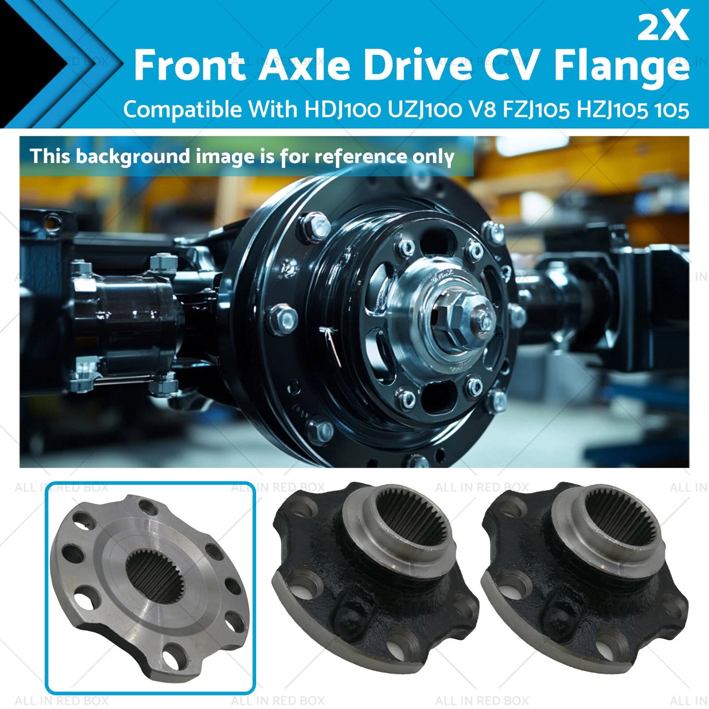 Axle Hub Flange for Toyota LandCruiser HDJ100 UZJ100 105 FZJ105 (1998-2007)