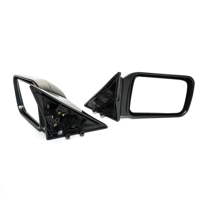 Black Door Mirror x2 for Nissan Sunny Sentra B12 Sedan 1985-1990