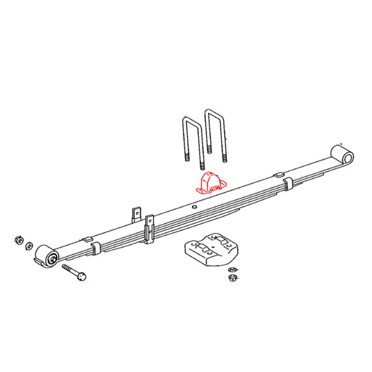 Rear Spring Bumper for Toyota Hilux Revo 2015-2023