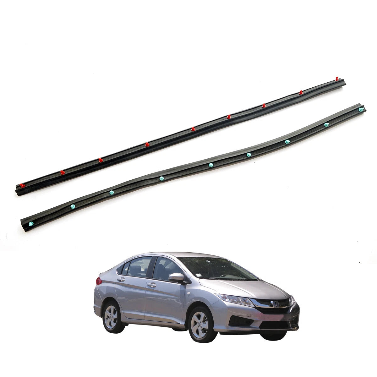 Front Door Sub-Seal Rubber for Honda City Sedan 4DR GM4-GM9 2014-2020