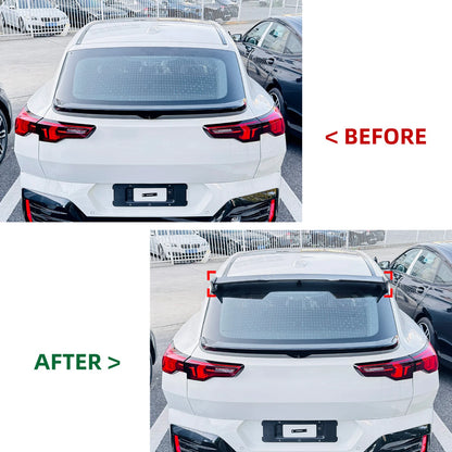 1 x Rear Boot Spoiler Lip for BMW X2 U10 (2023-2025) Carbon Fiber Look
