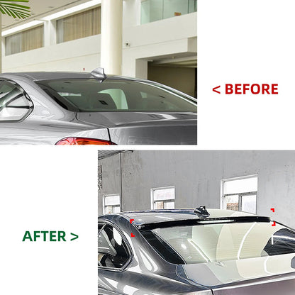 1 x Carbon Style Rear Boot Spoiler Lip for BMW 4 Series F32 (2014-2020)