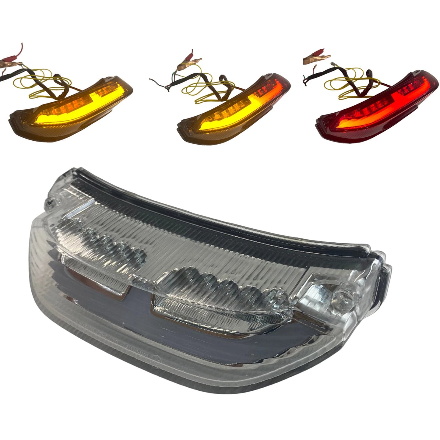 1 x Clear Rear LED Turn Signal Brake Light for Honda CBR600RR (2013-2024)