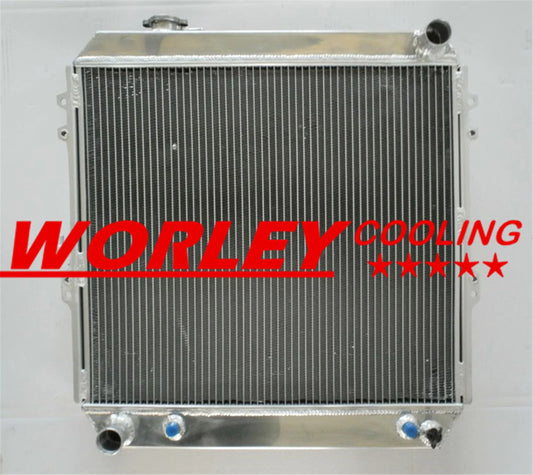 Aluminum Radiator + 16" Fan for Toyota 4Runner Hilux VZN130 (1995-2002)