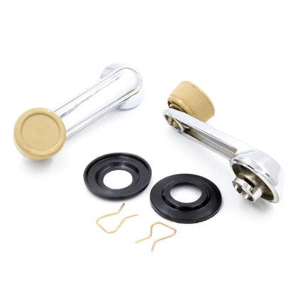 Chrome Crank Door Handle Beige for Toyota Corolla TE31 TE38 TE51 TE55 1970-1978