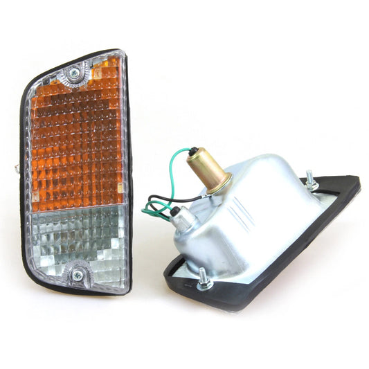 Front Turn Signal Lights x2 for Nissan Datsun 620 Ute  1972-1979