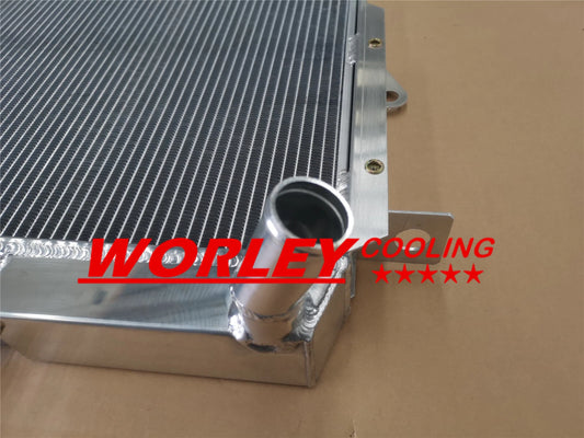 Aluminum Radiator + Fan for Land Cruiser 70 Series FJ73 FJ75 Petrol (1985-1993)