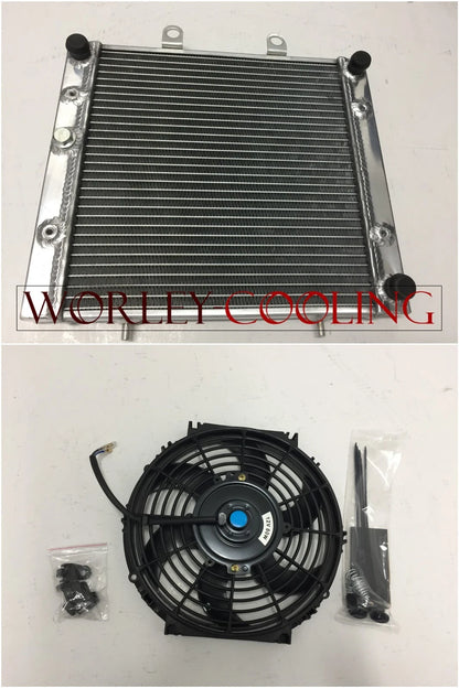 Aluminum Radiator + 1 Fan for Polaris Sportsman 500 (2009-2013)