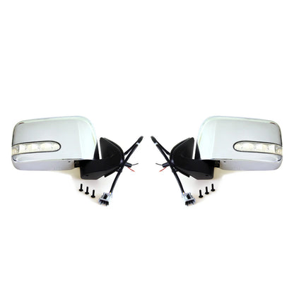 Chrome Electric Mirror LED for Nissan D22 Navara 1997-2004