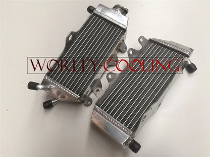 Aluminum Radiator & Yellow Hoses for Yamaha YZ125 (2002-2004)